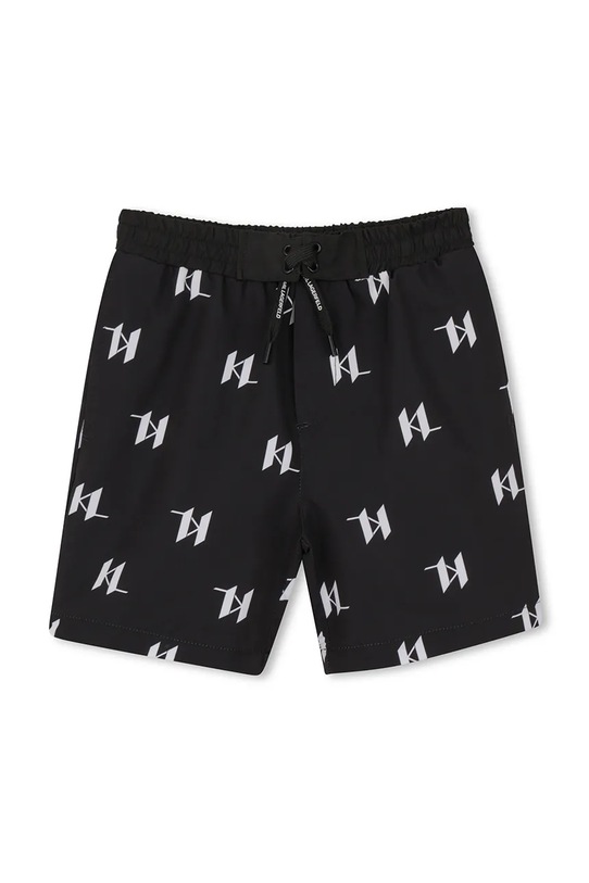 Detské plavkové šortky Karl Lagerfeld Z31078.162.174 čierna SS26