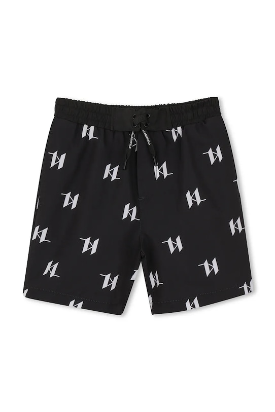 Detské plavkové šortky Karl Lagerfeld Z31078.162.174 čierna SS26