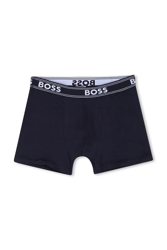 Otroške boksarice BOSS 5-pack J52664.102.150 mornarsko modra SS26
