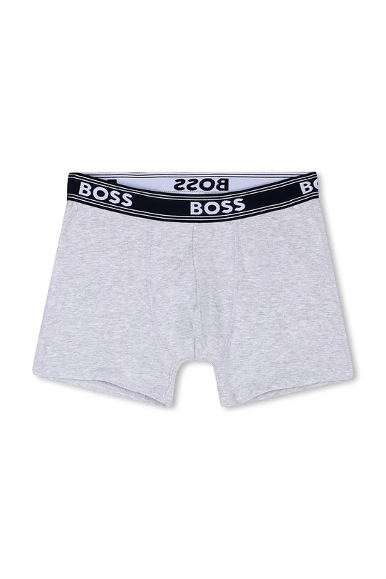 Dečki Otroške boksarice BOSS 5-pack J52664.102.150 mornarsko modra