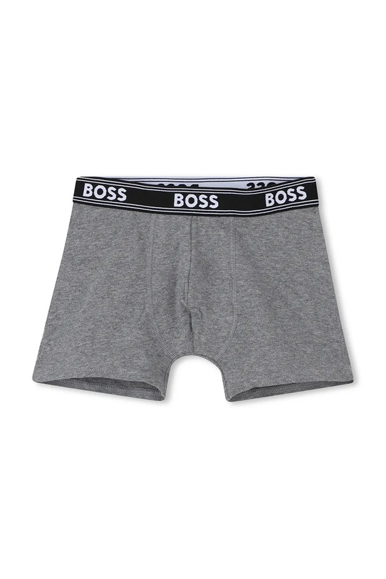 Dečki Otroške boksarice BOSS 5-pack J52664.102.150 črna