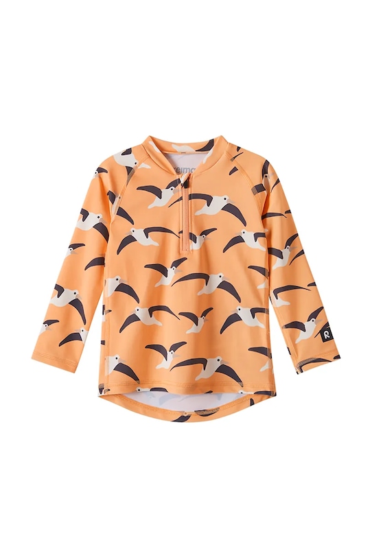 Reima longsleeve kąpielowy dziecięcy Tuvalu UV 50+ pomarańczowy 5200133B.PPY2