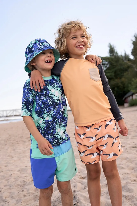 Reima szorty kąpielowe dziecięce Somero 5200153C.PPY2 pomarańczowy