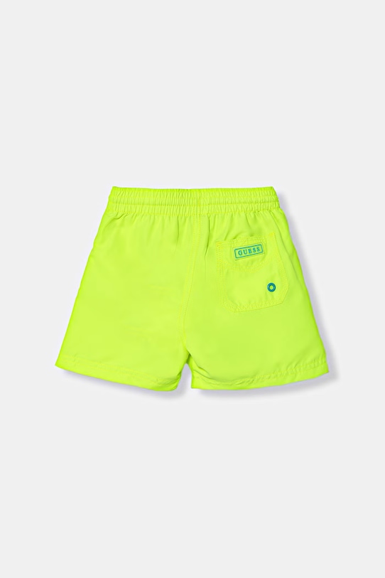 Guess pantaloni scurți de baie pentru copii L6GZ03.WG282.PPY2.M verde SS26