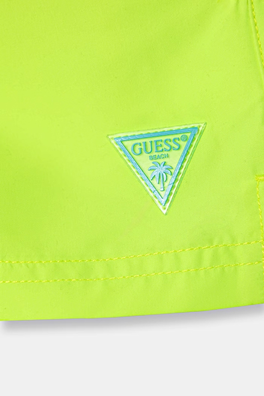 Băieți Guess pantaloni scurți de baie pentru copii L6GZ03.WG282.PPY2.M verde