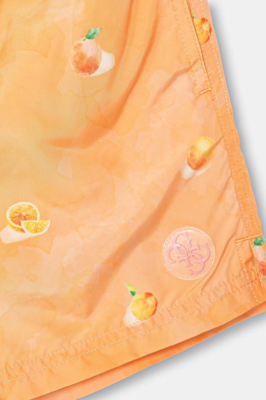 Chłopiec Guess szorty kąpielowe dziecięce L6GZ06.WN122.PPY2.M pomarańczowy