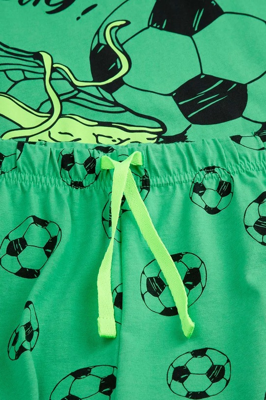 Детска памучна пижама Coccodrillo зелен WC6448217PJS