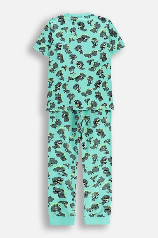 Dětské bavlněné pyžamo Coccodrillo WC6448219PJS zelená SS26