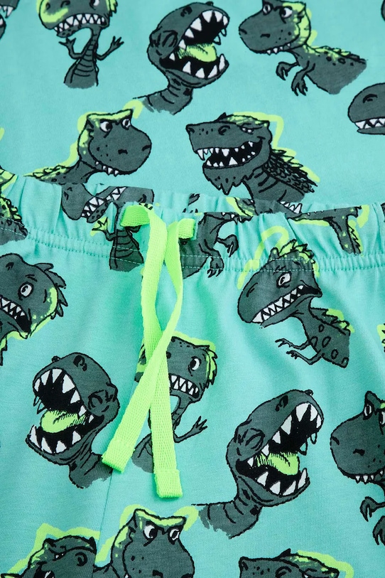 Dětské bavlněné pyžamo Coccodrillo zelená WC6448219PJS