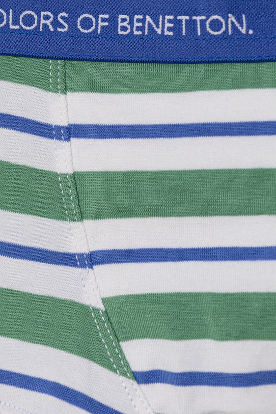 United Colors of Benetton bokserki dziecięce bawełniane z elastanem 2-pack zielony 3NIE0X01O.G.Stagionale
