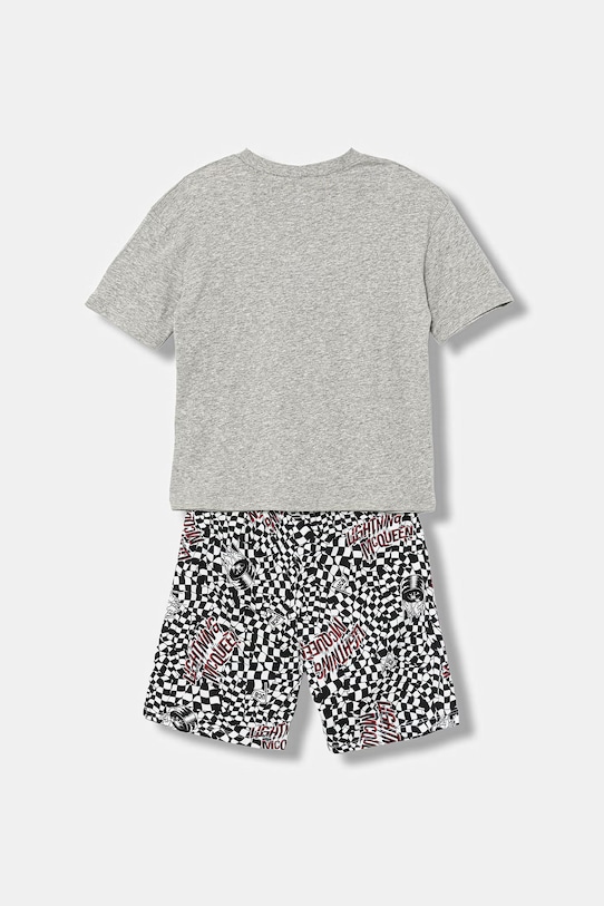 United Colors of Benetton piżama dwuczęściowa dziecięca bawełniana 30960P09V.G.Stagionale szary SS26