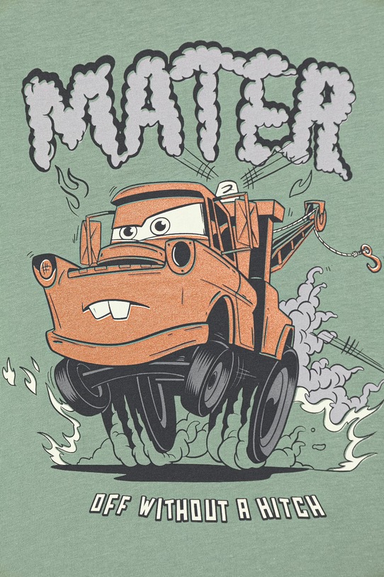 United Colors of Benetton piżama dwuczęściowa dziecięca bawełniana zielony 30960P09V.G.Stagionale