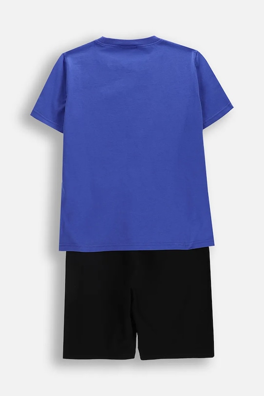 Coccodrillo piżama dziecięca bawełniana WC6448214PJS niebieski SS26