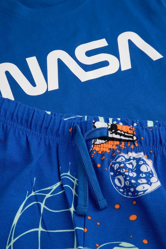 Coccodrillo pyžamo dětské bavlněné modrá WC6448203LBD