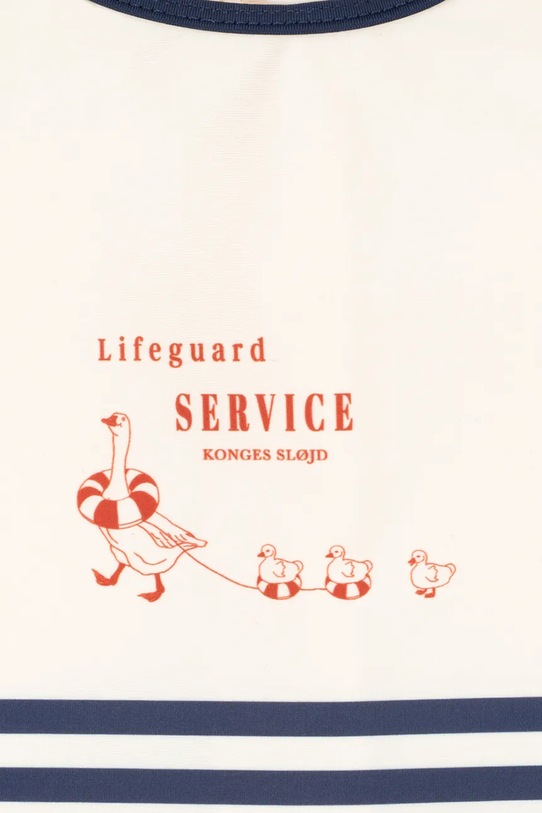 Konges Sløjd kombinezon plażowy dziecięcy ASTER ONESIE GRS beżowy KS105265.PPY2