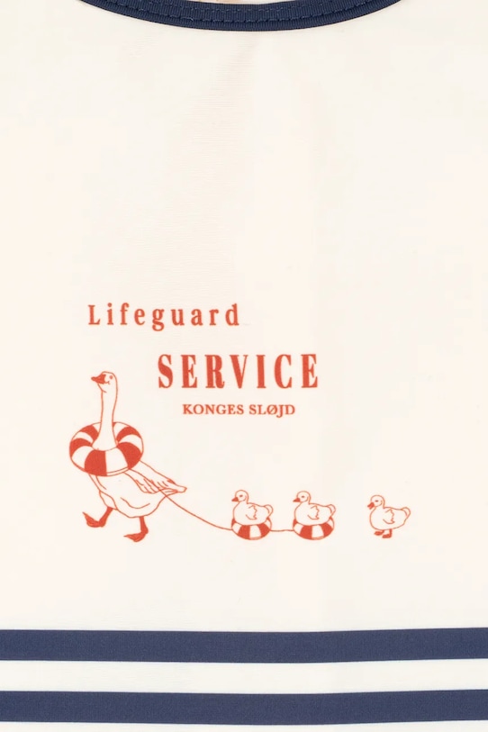 Konges Sløjd kombinezon plażowy dziecięcy ASTER ONESIE GRS beżowy KS105265.PPY2