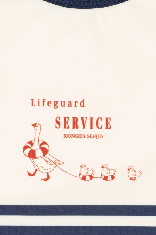 Chłopiec Konges Sløjd longsleeve kąpielowy dziecięcy ASTER SWIM BLOUSE GRS KS105266.PPY2 beżowy