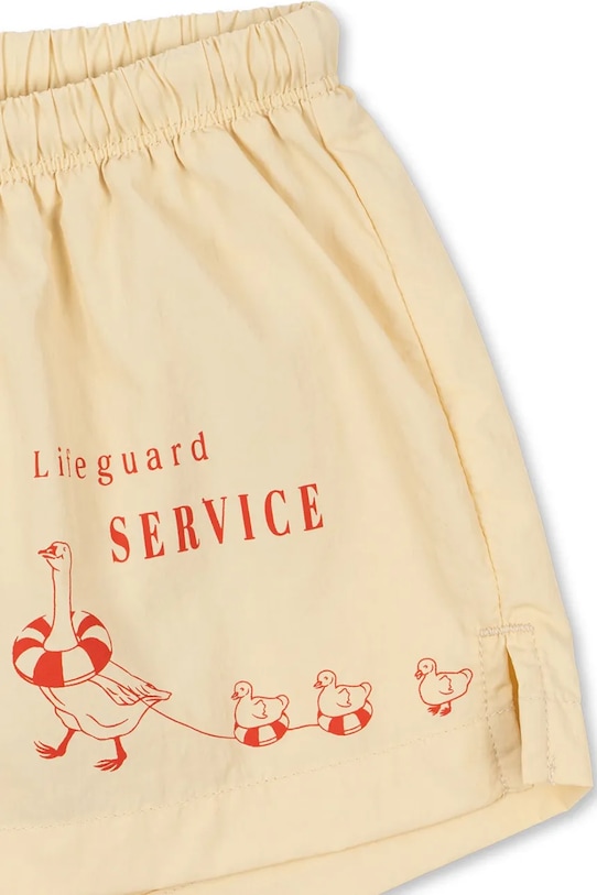 Konges Sløjd bermude de baie pentru copii POMIO SHORT SWIM SHORTS GRS galben KS105523.PPY2