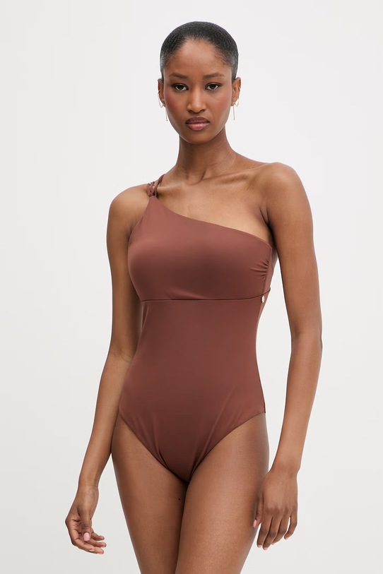 Max Mara Beachwear strój kąpielowy jednoczęściowy damski CAPPA brązowy 2616831129600
