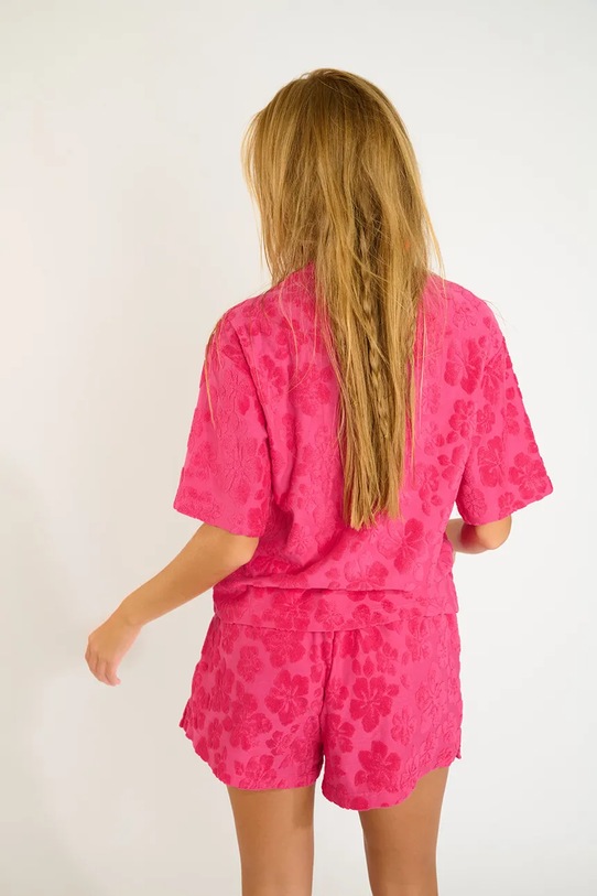 Πουκάμισο παραλίας Banana Moon Hibisponge ANCORA.HIBISPON ροζ SS26