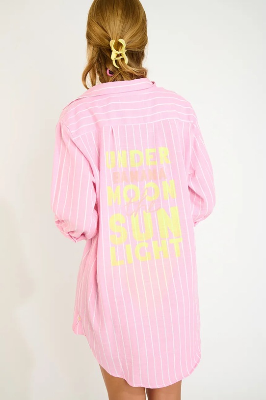 Banana Moon sukienka plażowa Galeana GAREL.GALEANA różowy SS26