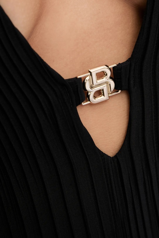 BOSS jednoczęściowy strój kąpielowy czarny 50556646