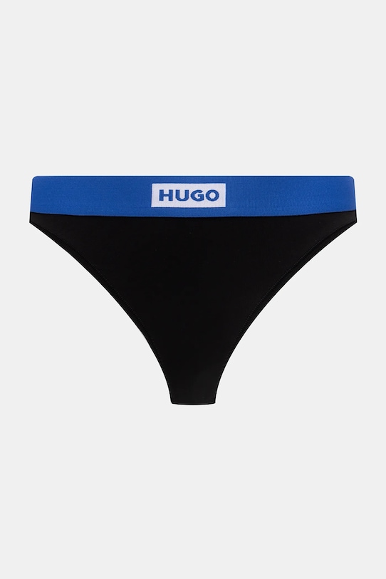 Tangá Hugo Blue TRIPLET BLUE THONG 3-pak 50557228 čierna SS26