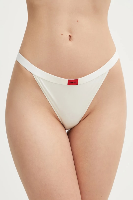 HUGO stringi SIGNATURE STRING dzianina beżowy 50557160