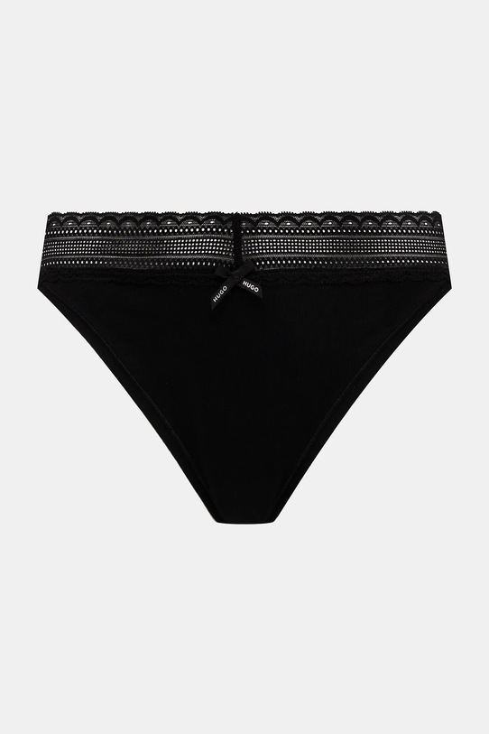 Бикини HUGO TRIPLET LACE BRIEF (3 чифта) 50557200 черен SS26