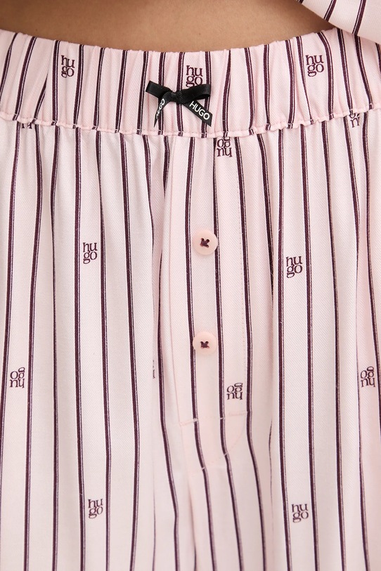 HUGO spodnie piżamowe SARTORIAL PANTS różowy 50556664