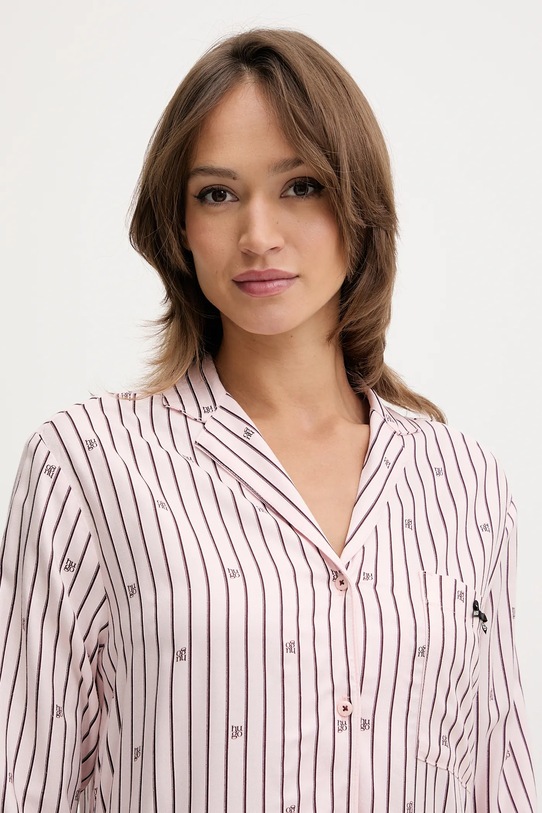 HUGO koszula nocna SARTORIAL SLEEPSHIRT różowy 50556665