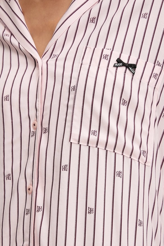 HUGO koszula nocna SARTORIAL SLEEPSHIRT 50556665 różowy