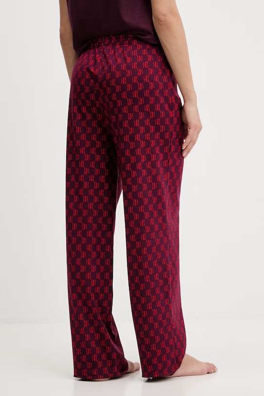 Odzież HUGO spodnie piżamowe CASUAL PANTS 50556937 fioletowy
