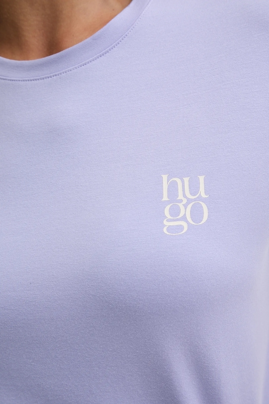 HUGO t-shirt 50556981 fioletowy