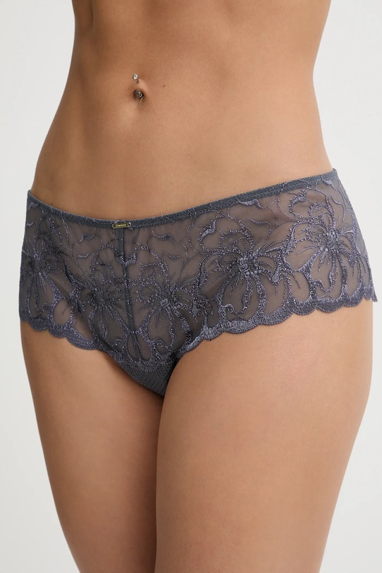 Chantelle brazyliany FLEURS dzianina szary C12MB0