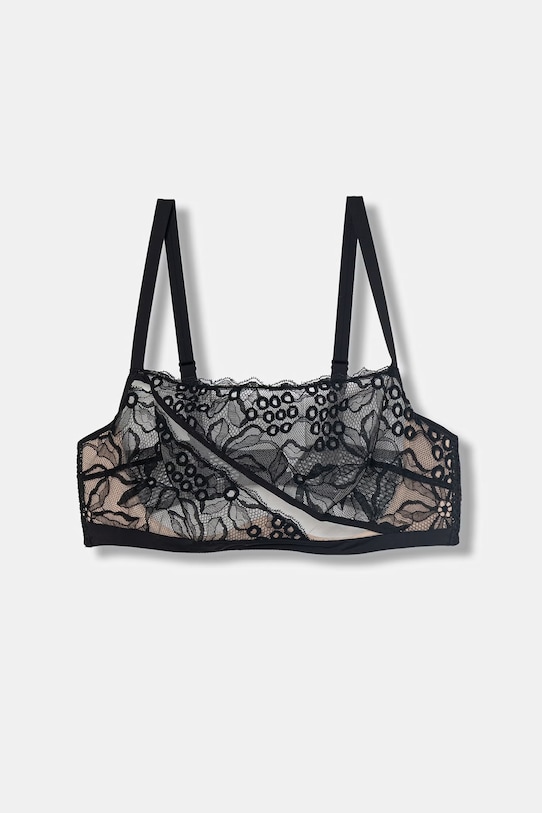 Chantelle biustonosz koronkowy ROXANE czarny C01TNM