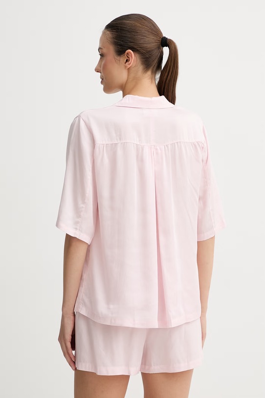 Odzież Chantelle koszula piżamowa damska CHARLIE C1ASH5 różowy