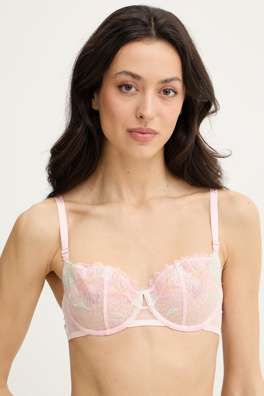 Podprsenka Chantelle DAYDREAM s kosticami ružová C1ACM5