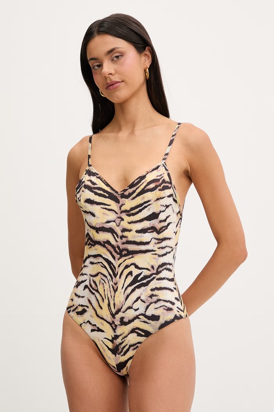 Kenzo costum de baie dintr-o singură piesă pentru femei bej FG52MB1324TB