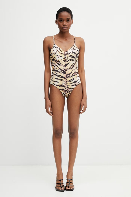 Kenzo costum de baie dintr-o singură piesă de femei FG52MB1324TB bej