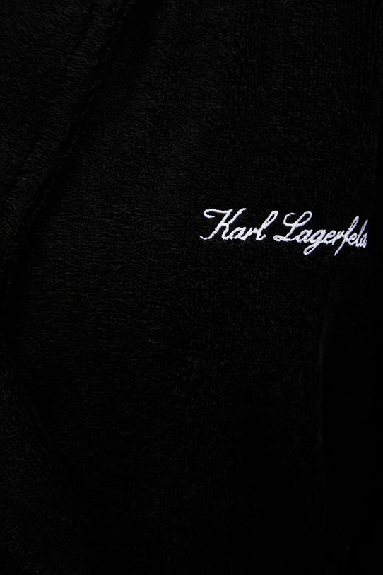 Karl Lagerfeld szlafrok HOTEL KARL czarny B1W45017