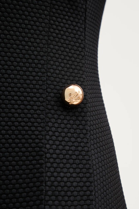 Odzież Karl Lagerfeld jednoczęściowy strój kąpielowy HOTEL KARL B1W46029 czarny