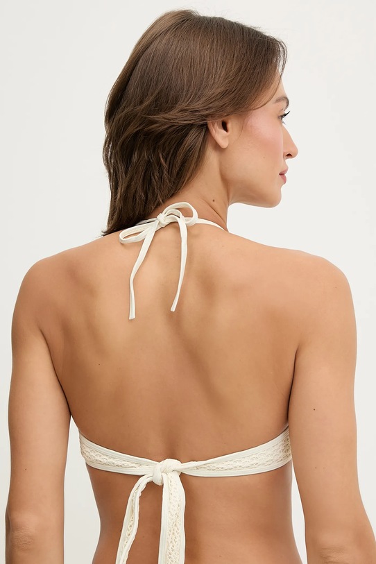 Odzież Karl Lagerfeld biustonosz kąpielowy B1W46034 beżowy