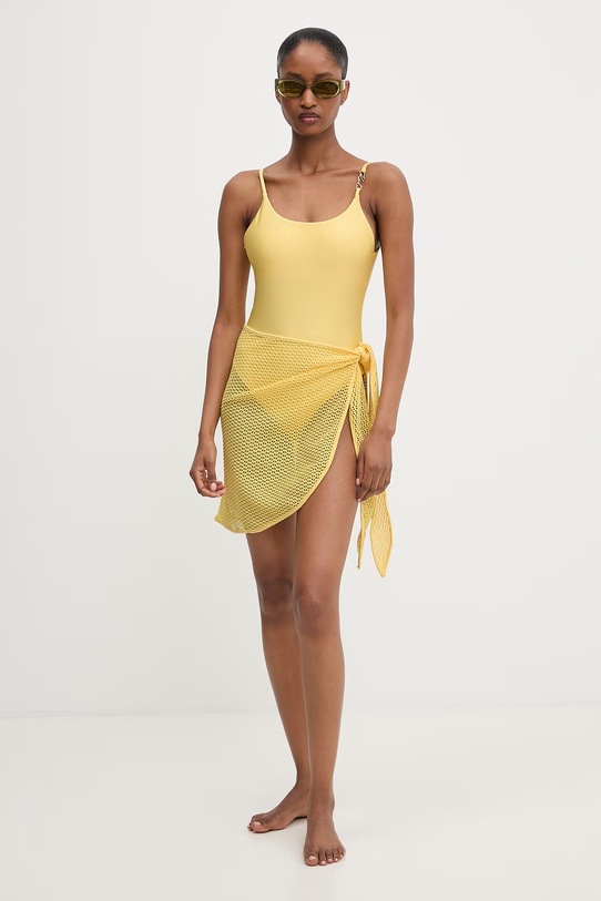 Karl Lagerfeld strój kąpielowy jednoczęściowy damski A3W46011 żółty AA00