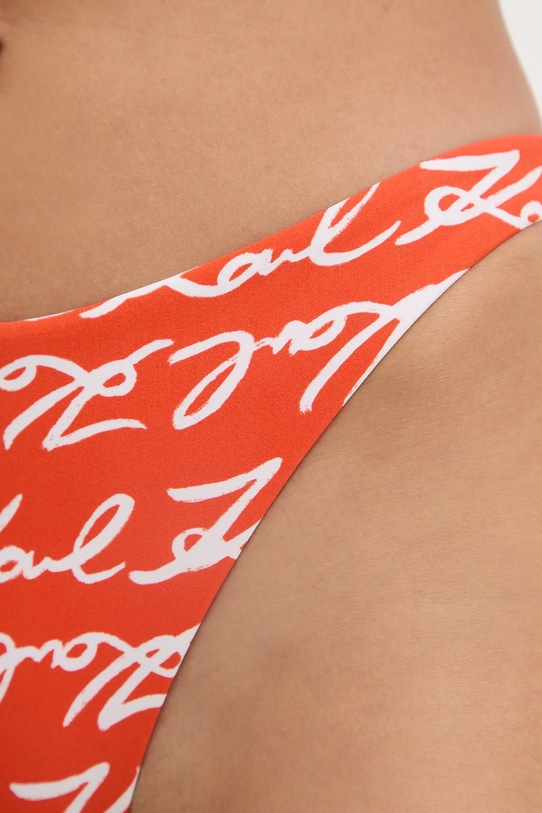 Karl Lagerfeld figi kąpielowe KARL SIGNATURE pomarańczowy B1W46059