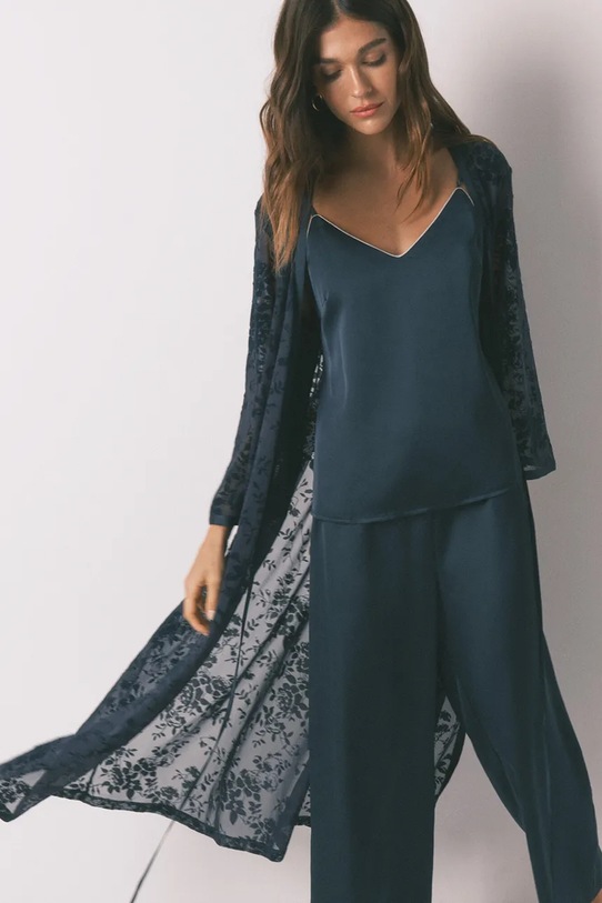 women'secret szlafrok granatowy 2532440