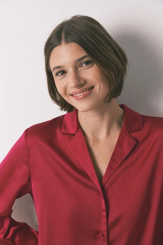 Pyžamový komplet women'secret burgundské 2542475