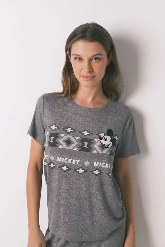 Odzież women'secret piżama MICKEY 3132168 szary
