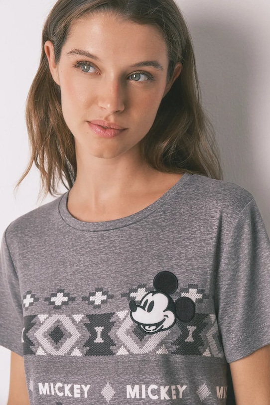 women'secret piżama MICKEY szary 3132168