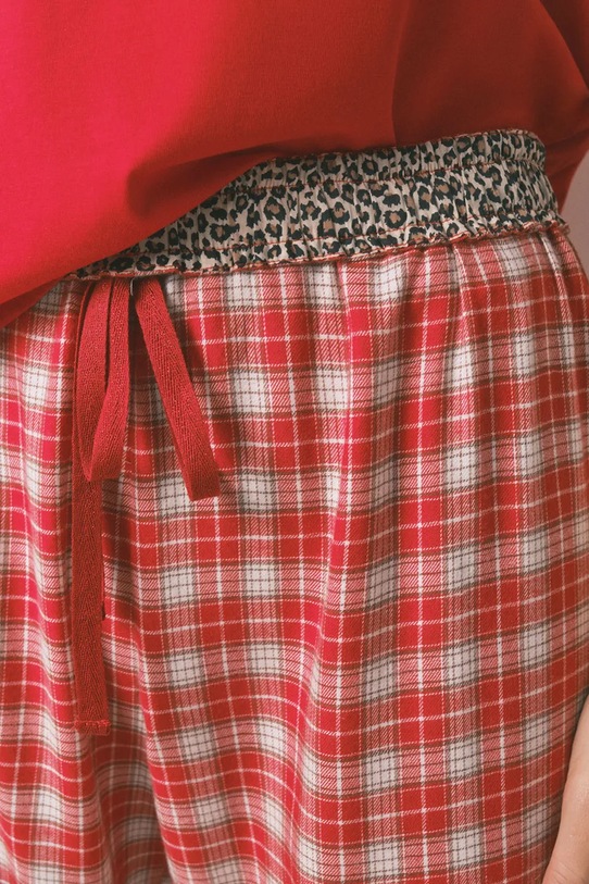 women'secret komplet piżamowy SNOOPY 3132220 czerwony